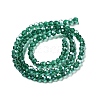 Electroplate Transparent Glass Beads Strands LS-EGLA-A035-T4mm-A18-2