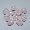 Natural Rose Quartz Cabochons G-F656-10-1