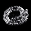 Transparent Glass Beads Strands GLAA-N001-63A-2