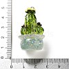 Transparent Resin Plant Pendants RESI-Z028-04D-3