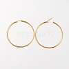 304 Stainless Steel Hoop Earrings X-EJEW-N0016-11G-J-2