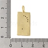 Rack Plating Brass & Cubic Zirconia Pendants KK-L216-008G-03-3