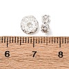 Brass Rhinestone Spacer Beads RB-A014-L7mm-01S-4