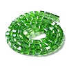Electroplate Glass Beads Strands EGLA-R030-8x8mm-M-6