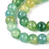 Baking Paint Crackle Glass Beads Strands GLAA-Q106-03A-20-3