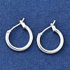 Brass Hoop Earrings KK-ZX025-53S-1