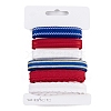 18 Yards 6 Styles Independence Day Polyester & Polycotton Ribbons Sets SRIB-A015-02B-02-4