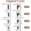   16 Sets 4 Styles Clothing Accessories FIND-PH0020-13B-2