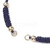 5 Colors Braided Nylon Cord Sets for DIY Bracelet Making AJEW-JB01239-3