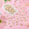 120Pcs 6 Styles Wooden Buttons BUTT-TA0001-33-7