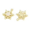 Alloy & ABS Plastic Pearl Pendants PL-CBAF039-01G-2