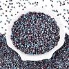 Opaque Picasso Cylinder Glass Beads SEED-Q039-06A-14-2