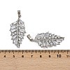 Rack Plating Brass Clear Cubic Zirconia Pendants KK-L236-04C-P-3