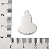 Anti-Tarnish 201 Stainless Steel Pendants STAS-Q015-01P-3