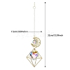 Moon & Diamond Metal Hanging Ornaments PW-WG76722-02-1