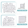 AHADERMAKER 9 Bags Study Theme Paper DIY Decorative Stickers DIY-GA0005-41-2