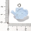 Opaque Resin Pendants RESI-G097-01E-3