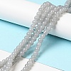 Imitation Jade Glass Beads Strands DGLA-S076-6mm-30-4