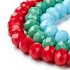 Opaque Solid Color Glass Beads Strands EGLA-X0007-01D-8mm-3