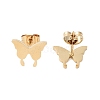 PVD Vacuum Plating 304 Stainless Steel Stud Earrings for Women EJEW-A048-48D-G-2