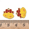 Christmas 304 Stainless Steel Enamel Pendants STAS-Z093-08L-G-3