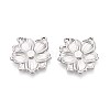 304 Stainless Steel Flower Pendants STAS-T067-29P-1