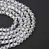 Imitate Austrian Crystal Bicone Glass Beads Strands X-GLAA-F029-4x4mm-13-2