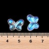 AB Color Plated Transparent Glass Beads GLAA-Z020-01-4