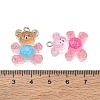 Transparent Resin Pendants RE-CBA4C51-04P-3