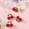 2Pcs Alloy Cherry Charms FIND-TA0009-30C-6
