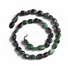 Natural Ruby in Zoisite Beads Strands G-D0002-D69-2