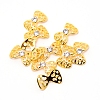 Alloy Rhinestone Cabochons MRMJ-WH0068-41B-02G-1