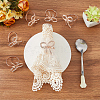 Bowknot Iron Napkin Rings DIY-WH20007-680RG-4