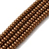 Electroplated Synthetic Non-magnetic Hematite Beads Strands G-I364-I01-02C-1