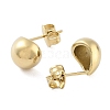 Ion Plating(IP) 304 Stainless Steel Stud Earrings EJEW-P258-29G-2