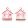 Alloy Enamel Pendants X-ENAM-T022-27-1