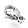 Tarnish Resistant 316 Surgical Stainless Steel Lobster Claw Clasps X-STAS-M281-01P-A-2