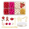 DIY Jewelry Set Making Kits for Valentine's Day DIY-LS0001-82-1