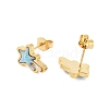 Ion Plating(IP) 3Pairs 3 Styles 304 Stainless Steel Star & Moon Earrings EJEW-A114-08G-2