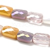 Electroplate Glass Beads Strands EGLA-P068-01A-09-2