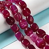 Natural Agate Beads Strands G-H295-A01-01-2