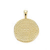 Brass Enamel Pendants KK-Q283-057H-NR-2