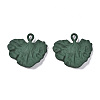 Spray Painted Alloy Pendants LS-PALLOY-T077-118B-RS-1