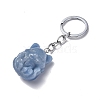 Natural/Synthetic Gemstone Keychains KEYC-P011-03P-3