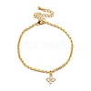 Brass Micro Pave Cubic Zirconia Bracelets for Women BJEW-U008-01G-1