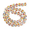 Handmade Bumpy Lampwork Beads Strands LAMP-F032-03B-2