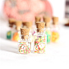 Glass Bottle Miniature Ornaments DJEW-WH0043-70B-05-1