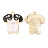 Alloy Enamel Pendants FIND-C037-19G-04-1