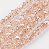 Electroplate Glass Beads Strands EGLA-D020-4x3mm-71-1