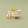 Creative Miniature Cute  Cat Doll House Decoration Kits PW-WG19BCF-02-1